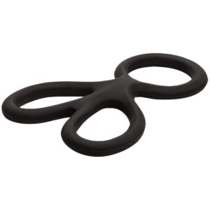 CalExotics Silikone Ball Spreader Penisring - Sort