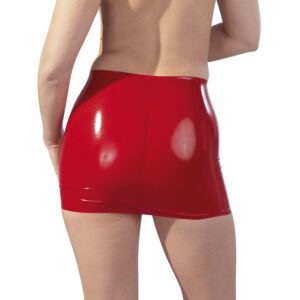 Late X Latex Nederdel Rød - Rød - 2XL