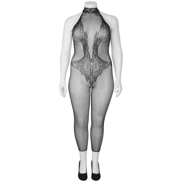 Nortie Frida Bundløs Catsuit Plus Size - Sort - Plus Size