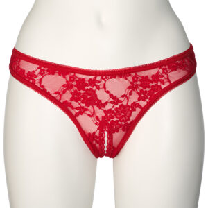 Nortie Siv Bundløs Rød Blonde G-Streng - Rød - L/XL