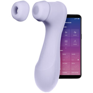 Satisfyer Pro 2 Generation 3 Lilla Liquid Air App-Styret Klitoris Stimulator - Lilla