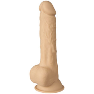 Willie City Realistisk SilexpanÂ® Dildo med Sugekop 24 cm - Nude