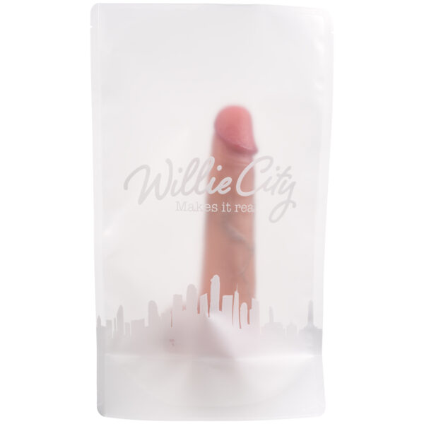 Willie City Super Realistisk Silikone Dildo 21,5 cm - Nude