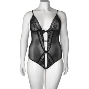 Nortie Vilja Bundløs Blonde Body Plus Size - Sort