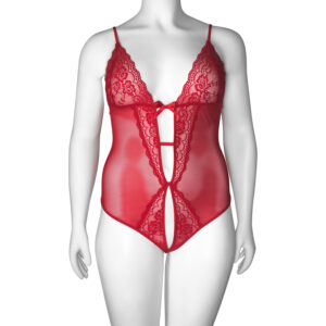 Nortie Vilja Bundløs Rød Blonde Body Plus Size - Rød