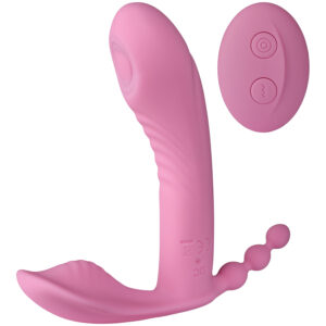 Sinful Triple Pleasure Fjernbetjent G-punkts Vibrator - Rosa
