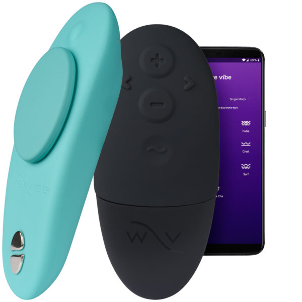 We-Vibe Moxie+ Fjernbetjent Trusse Vibrator - Blå