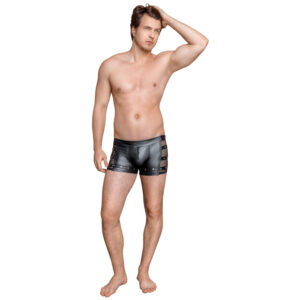 NEK Sorte Boxershorts med Lynlås - 2XL
