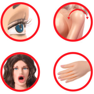 Pipedream Extreme Toyz Pipedream BJ Betty Oppustelig Sexdukke - Nude