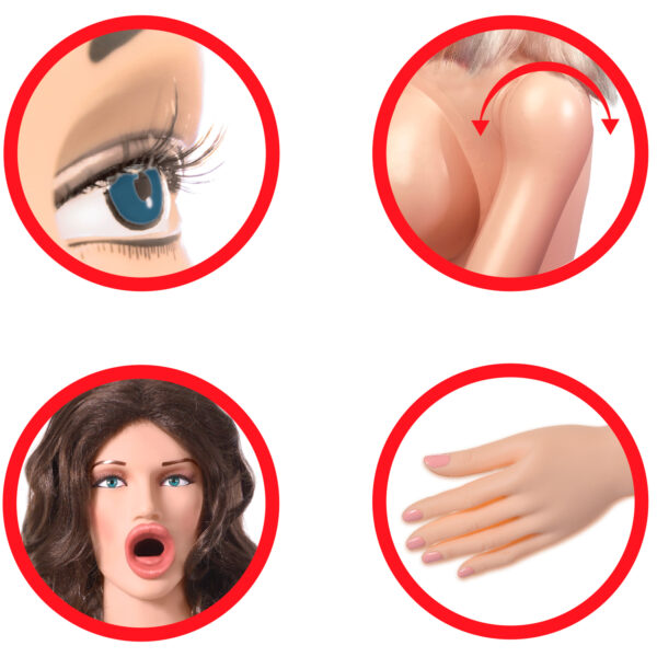 Pipedream Extreme Toyz Pipedream BJ Betty Oppustelig Sexdukke - Nude