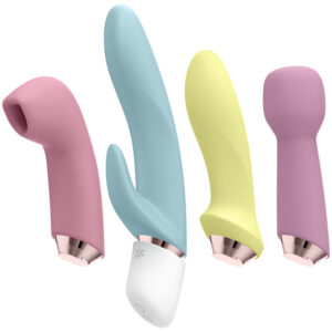 Satisfyer Marvelous Four Air Pulse + Vibrator Sæt - Flere farver