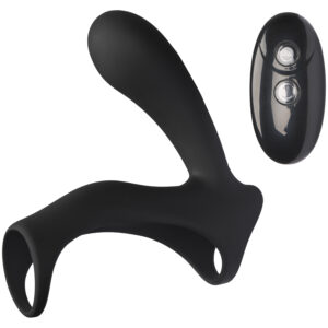 Sinful Dual Action Fjernbetjent Penisring - Sort