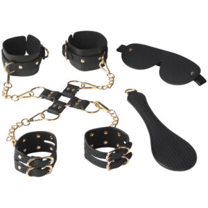 Sinful Flettet Kinky Bondage Sæt - Sort
