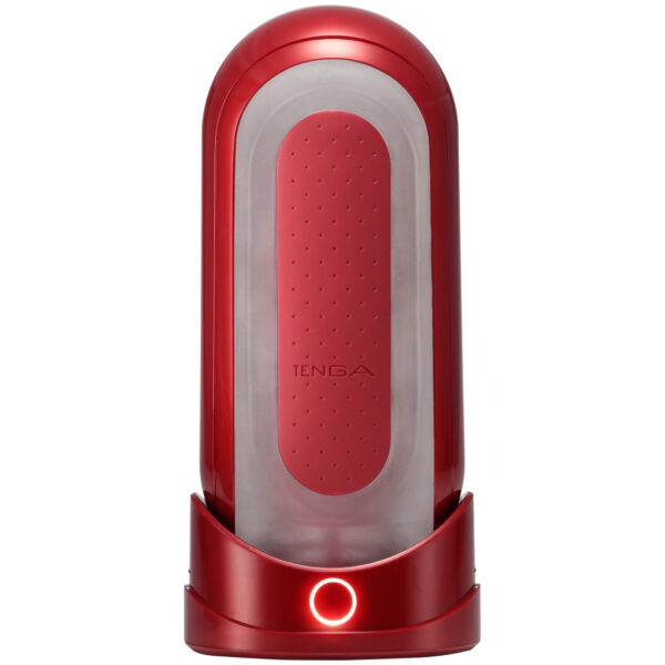 TENGA Flip Zero Red Warmer Sæt - Rød