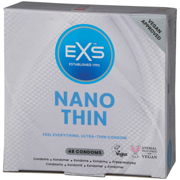EXS Nano Thin Kondomer 48 stk - Klar