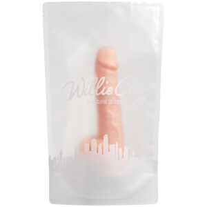 Willie City Classic Realistisk Dildo med Sugekop 21 cm - Nude