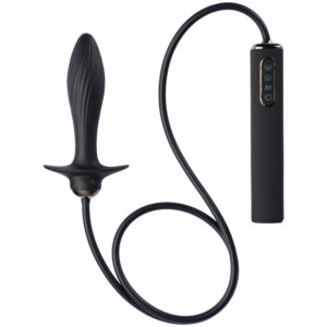 Anal Fantasy Elite Collection Anal Fantasy Auto-Throb Oppustelig Vibrerende Plug - Sort