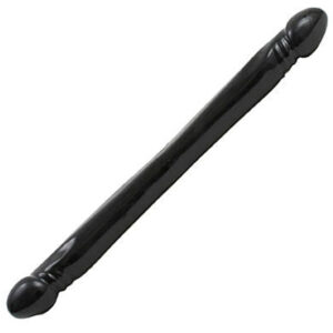 Doc Johnson Double Header Dong Smooth 45 cm - Sort