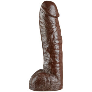 Doc Johnson Vac-U-Lock Realistic Hung XL Strap-on Dildo - Brun