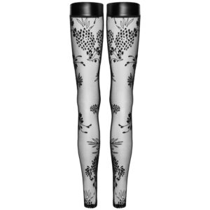 Noir Handmade Blonde Selvsiddende Strømper - M