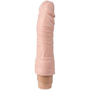 Willie City Luxe Realistisk Multispeed Dildo Vibrator 22,5 cm - Nude