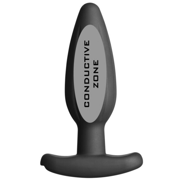 ElectraStim Silicone Noir Rocker Butt Plug - Medium - Sort