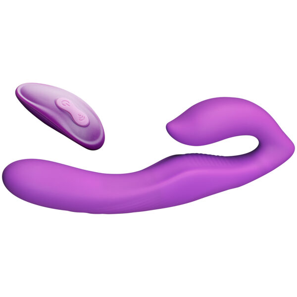Fantasy For Her Strapless Strap-on med Vibrator - Lilla