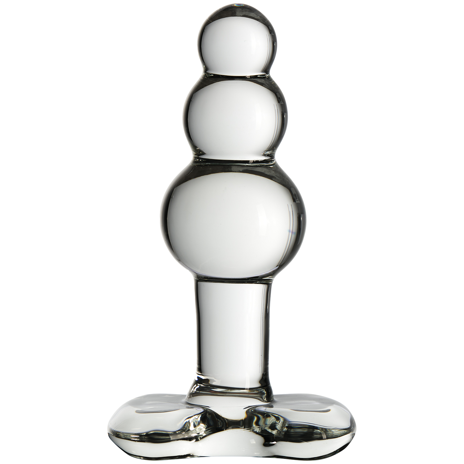 Icicles No 47 Glas Buttplug Med Kugler - Klar Icicles No 47 Glas Buttplug Med Kugler - Klar