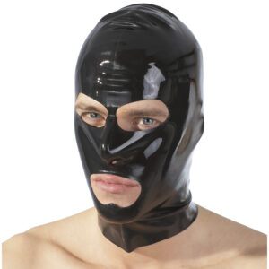 Late X Latex Maske - Sort - One Size