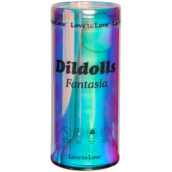 Love To Love Dildolls Fantasia Glow In The Dark Dildo 18 cm - Flere farver