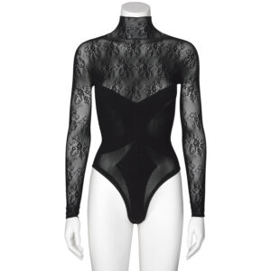 Nortie Blossom Esme Bodystocking - Sort