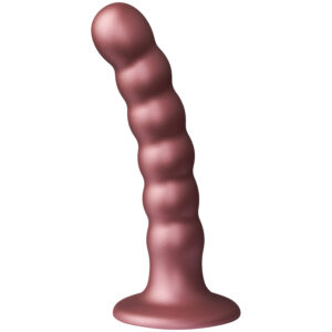 Ouch! Beaded Silikone G-punkts Dildo 13 cm - Rosa