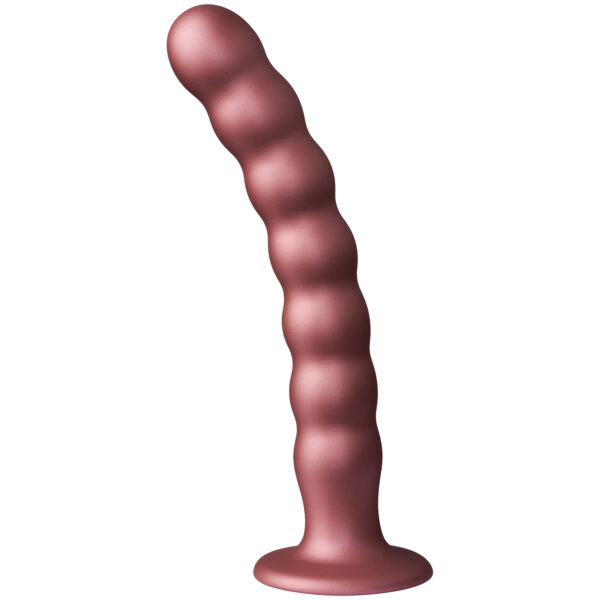 Ouch! Beaded Silikone G-punkts Dildo 21 cm - Rosa