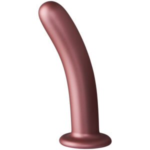 Ouch! Smooth Silikone G-Punkts Dildo 18,5 cm - Rosa