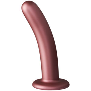 Ouch! Smooth Silikone G-punkts Dildo 15,5 cm - Rosa
