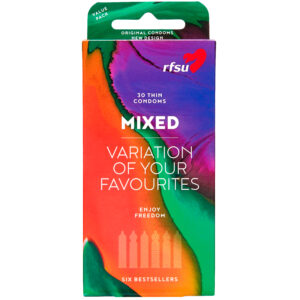 RFSU Mixed Kondomer 30 stk - Klar