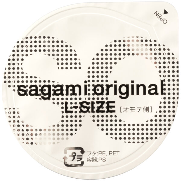 Sagami Original Latexfri Kondomer Large 6 Pack - Klar