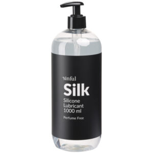 Sinful Silk Silikonebaseret Glidecreme 1000 ml - Klar
