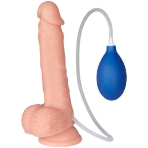 Willie City Klassisk Realistisk Sprøjte Dildo 21 cm - Nude