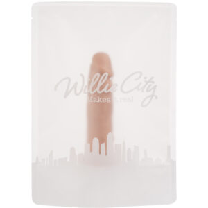 Willie City Realistisk Sugekop Dildo 15 cm - Nude