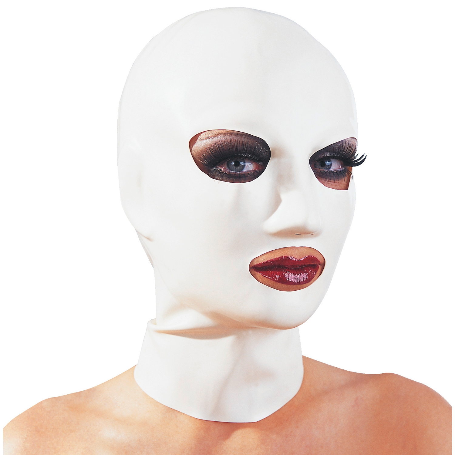 Late X Latex Maske - Hvid Late X Latex Maske - Hvid