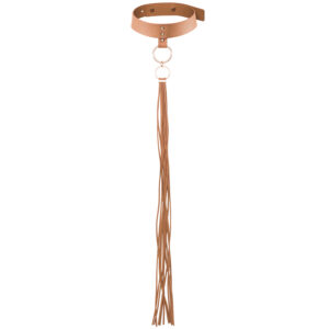 Maze by Bijoux Indiscrets Tassel Choker Halsbånd - Brun