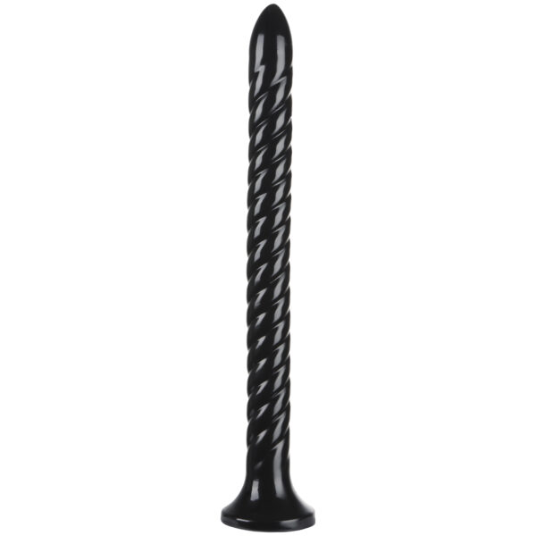 Ouch! Swirled Anal Snake 40 cm - Sort