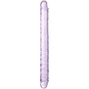 Realrock Realistisk Dobbelt Dildo 45 cm - Lilla