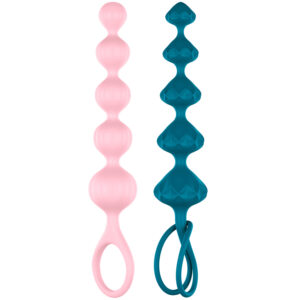 Satisfyer Love Beads Analkæde 2 stk - Flere farver