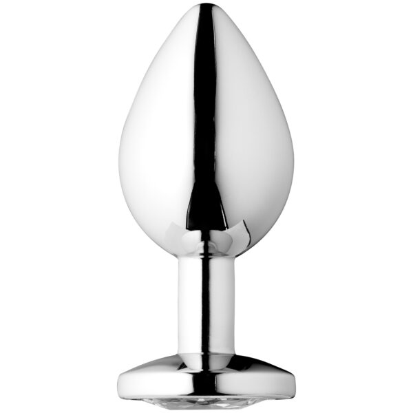 Sinful Jewel Metal Butt Plug Medium - Rød