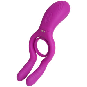baseks Dual Fun Penisring til Par - Lilla