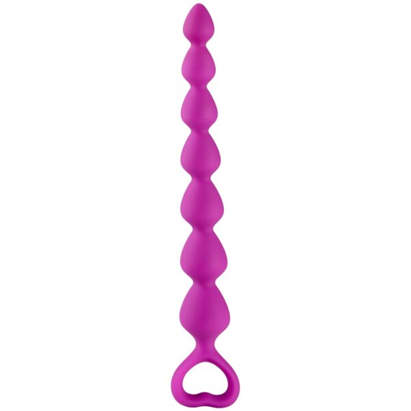 baseks Silikone Analkæde - Pink