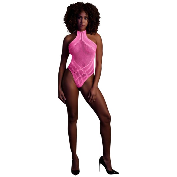 Ouch! Glow in the Dark Neon Pink Body - Rosa - One Size