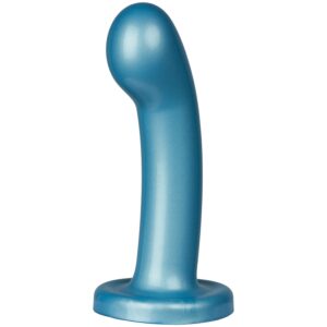 baseks Shiny Light Blue G-Punkts Dildo 13,9 cm - Blå
